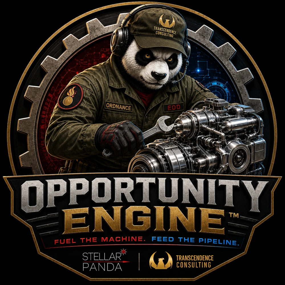 Opportunity Engine™ — original Transcendence Consulting and Stellar Panda product artwork
